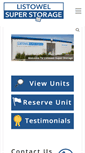 Mobile Screenshot of listowelsuperstorage.com